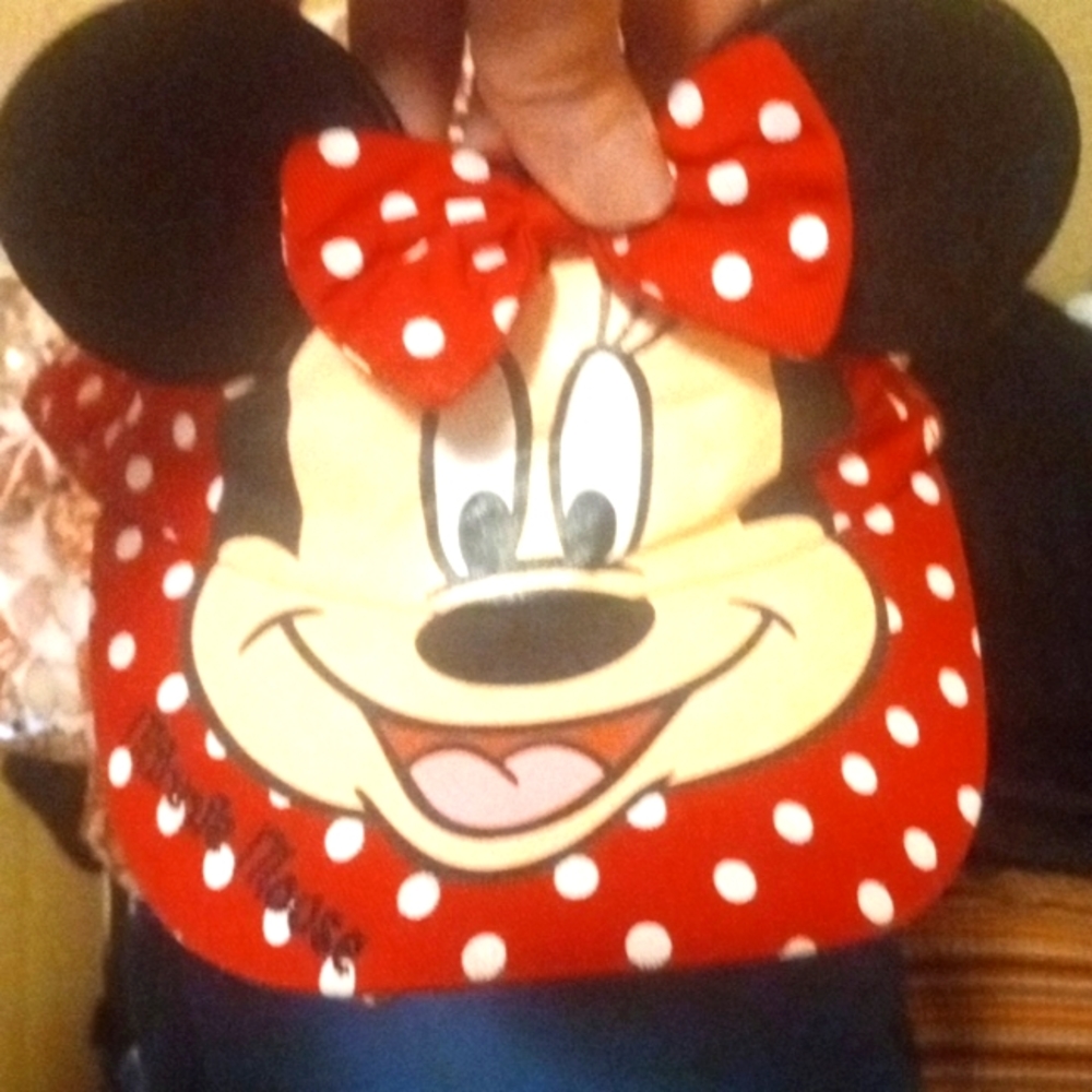 NWT DISNEY MINNIE MOUSE SUN VISOR HAT